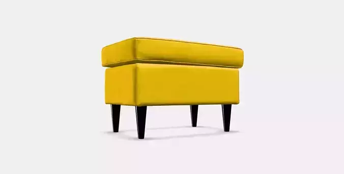 STRANDMON Hocker Low-poly 3D model