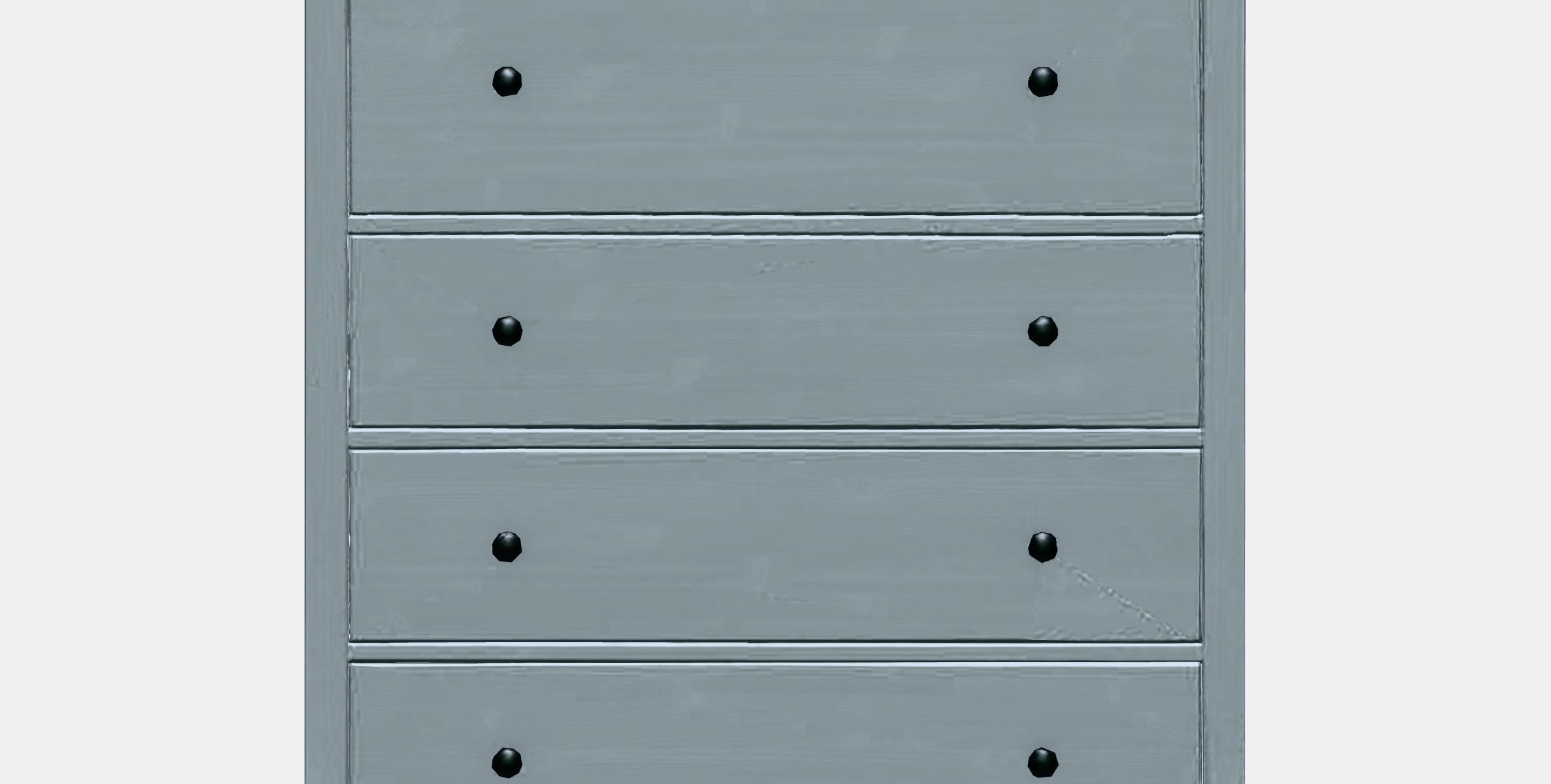 HEMNES chest of drawers with 6 drawers 2 Low-poly 3D model_12