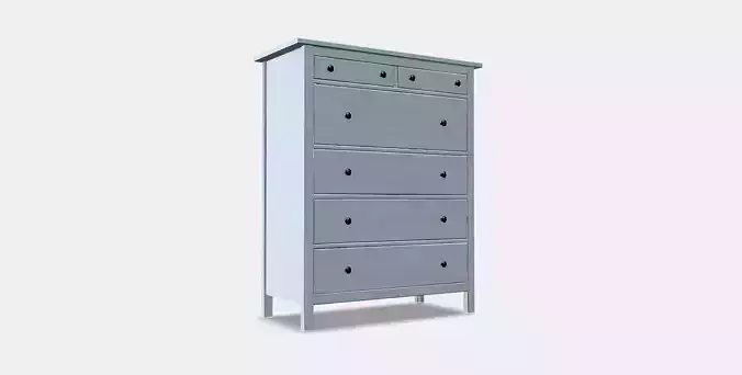 HEMNES chest of drawers with 6 drawers 2