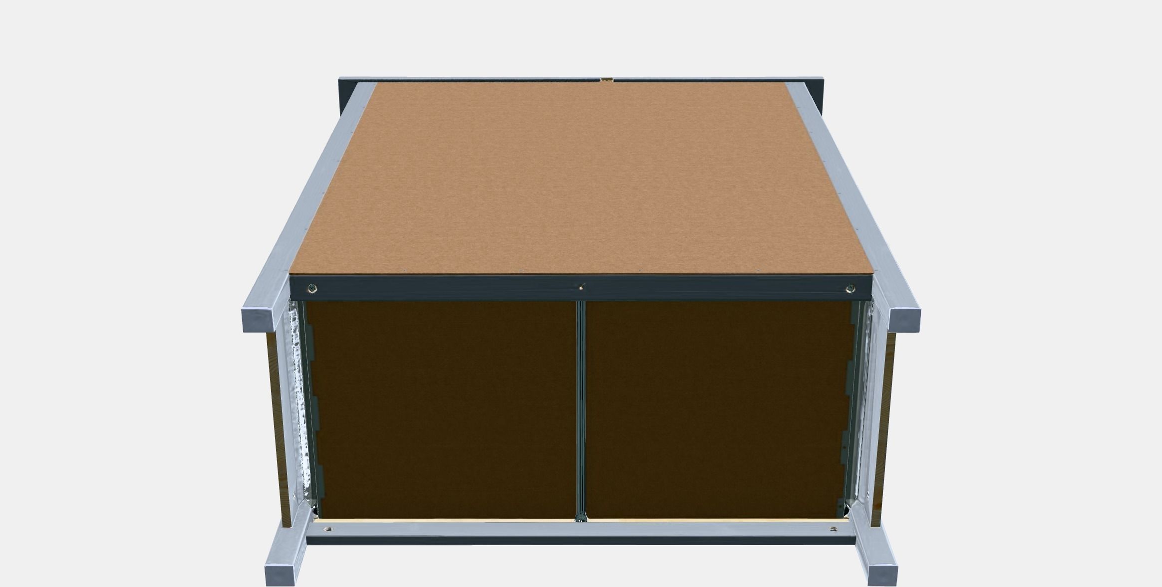 HEMNES chest of drawers with 6 drawers 2 Low-poly 3D model_6