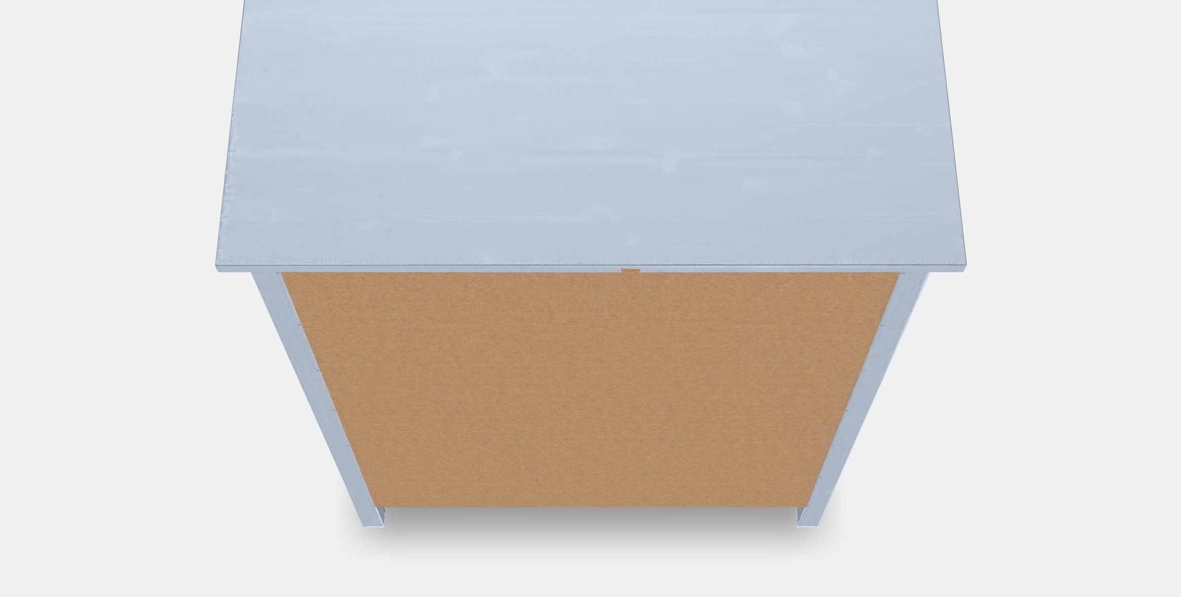 HEMNES chest of drawers with 6 drawers 2 Low-poly 3D model_5