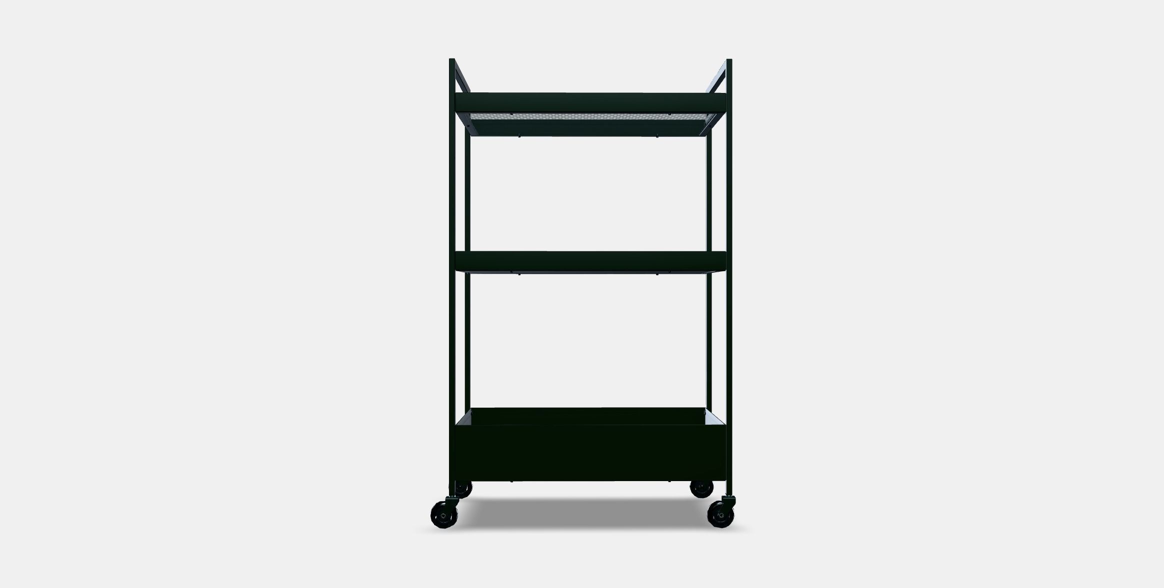 NISSAFORS serving trolley Low-poly 3D model_10