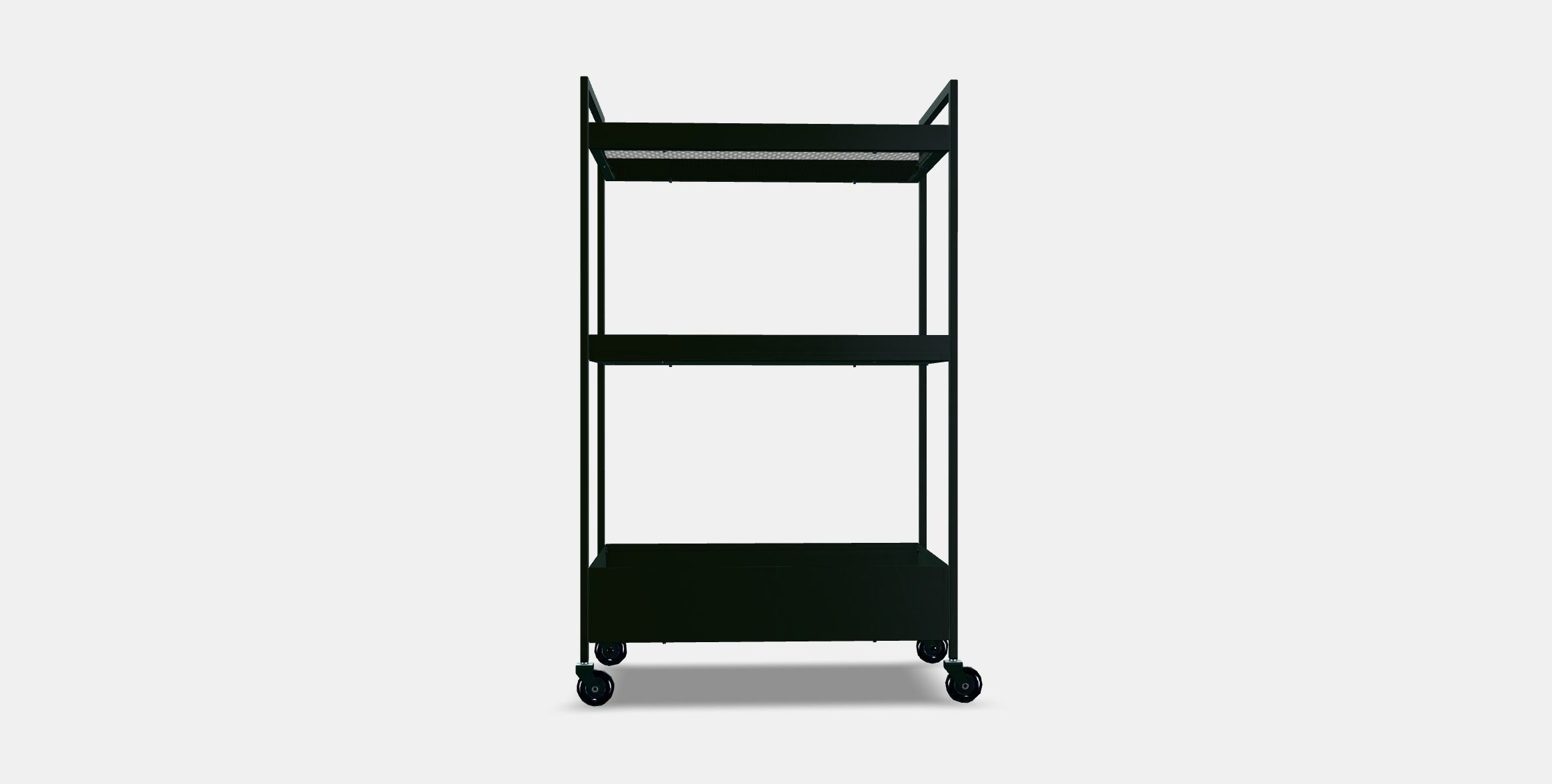 NISSAFORS serving trolley Low-poly 3D model_14