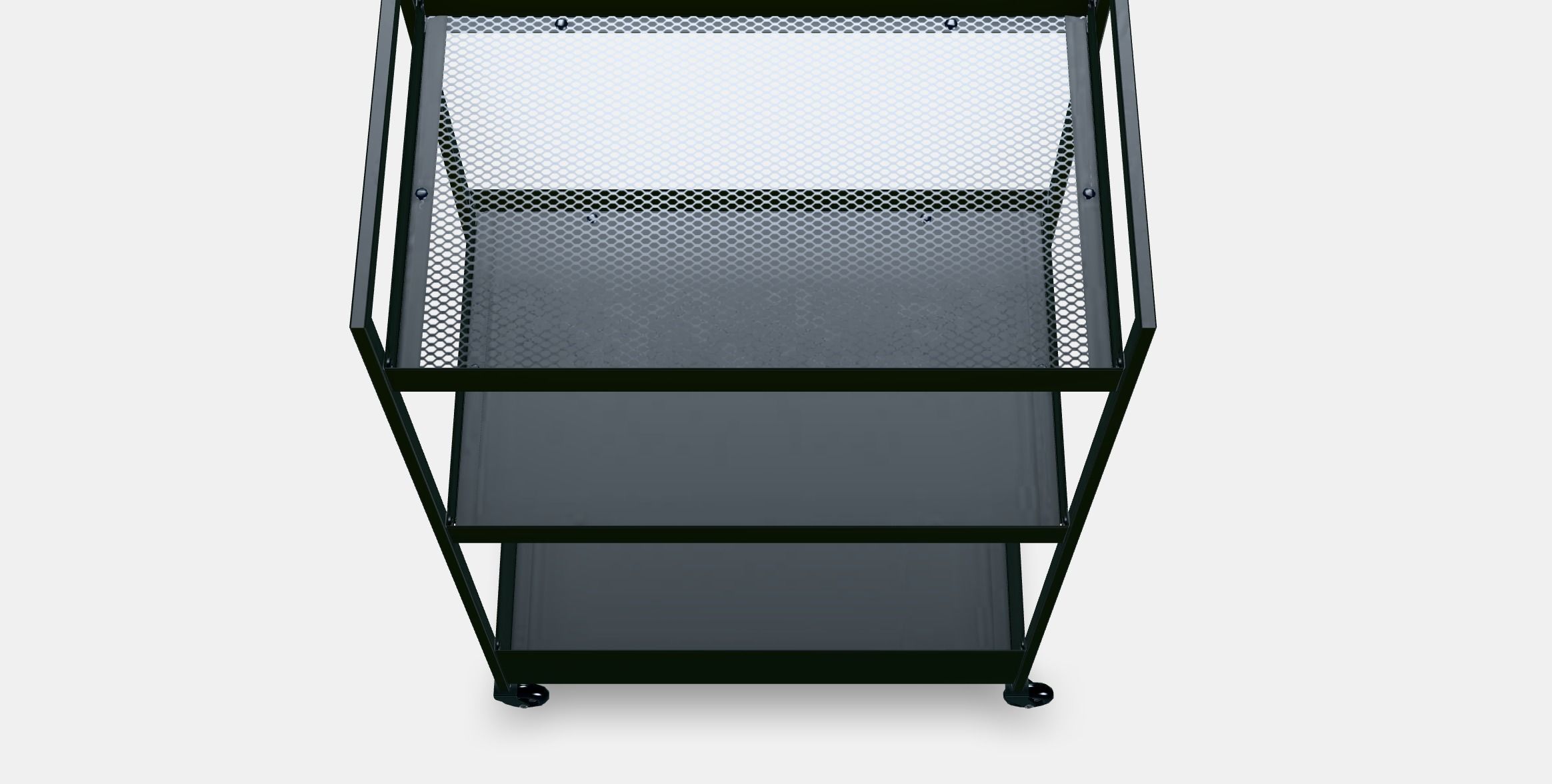 NISSAFORS serving trolley Low-poly 3D model_4