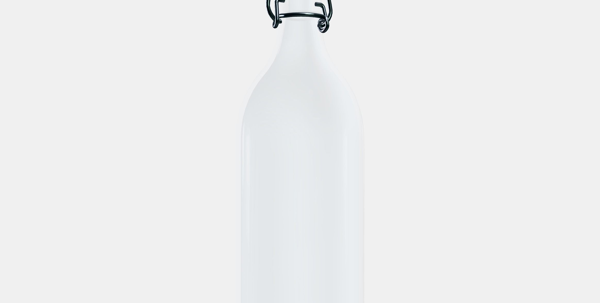 KORKEN bottle with cap 1 Low-poly 3D model_9