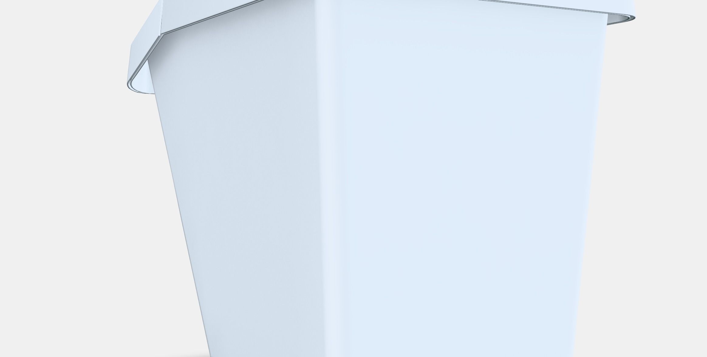 SORTERA waste garbage can with lid 1 Low-poly 3D model_2