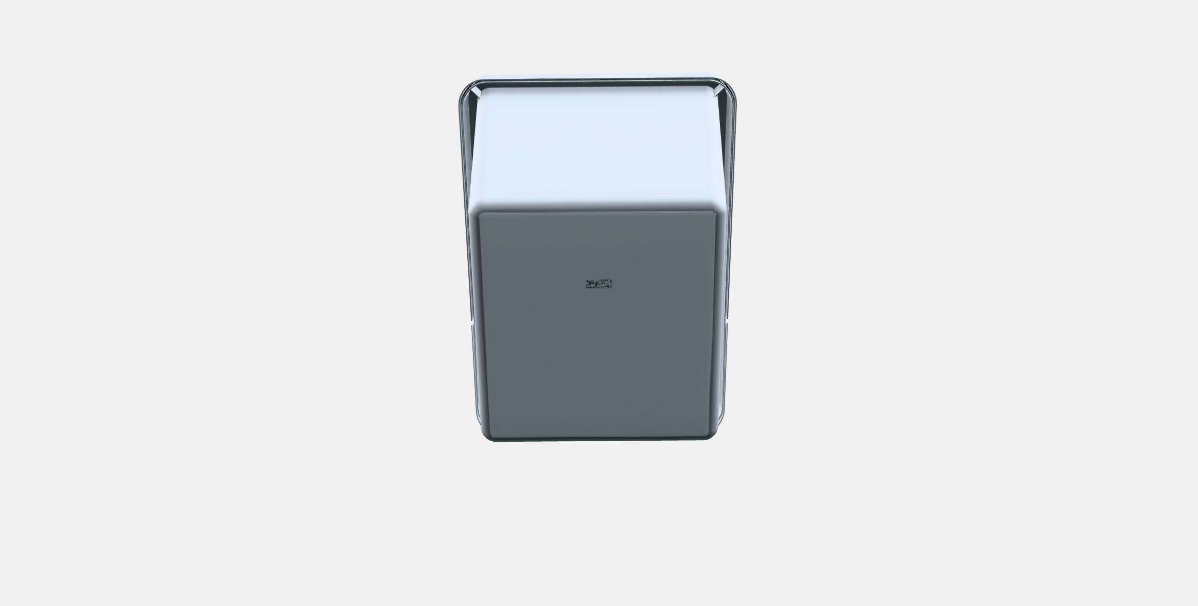 SORTERA waste garbage can with lid 1 Low-poly 3D model_7