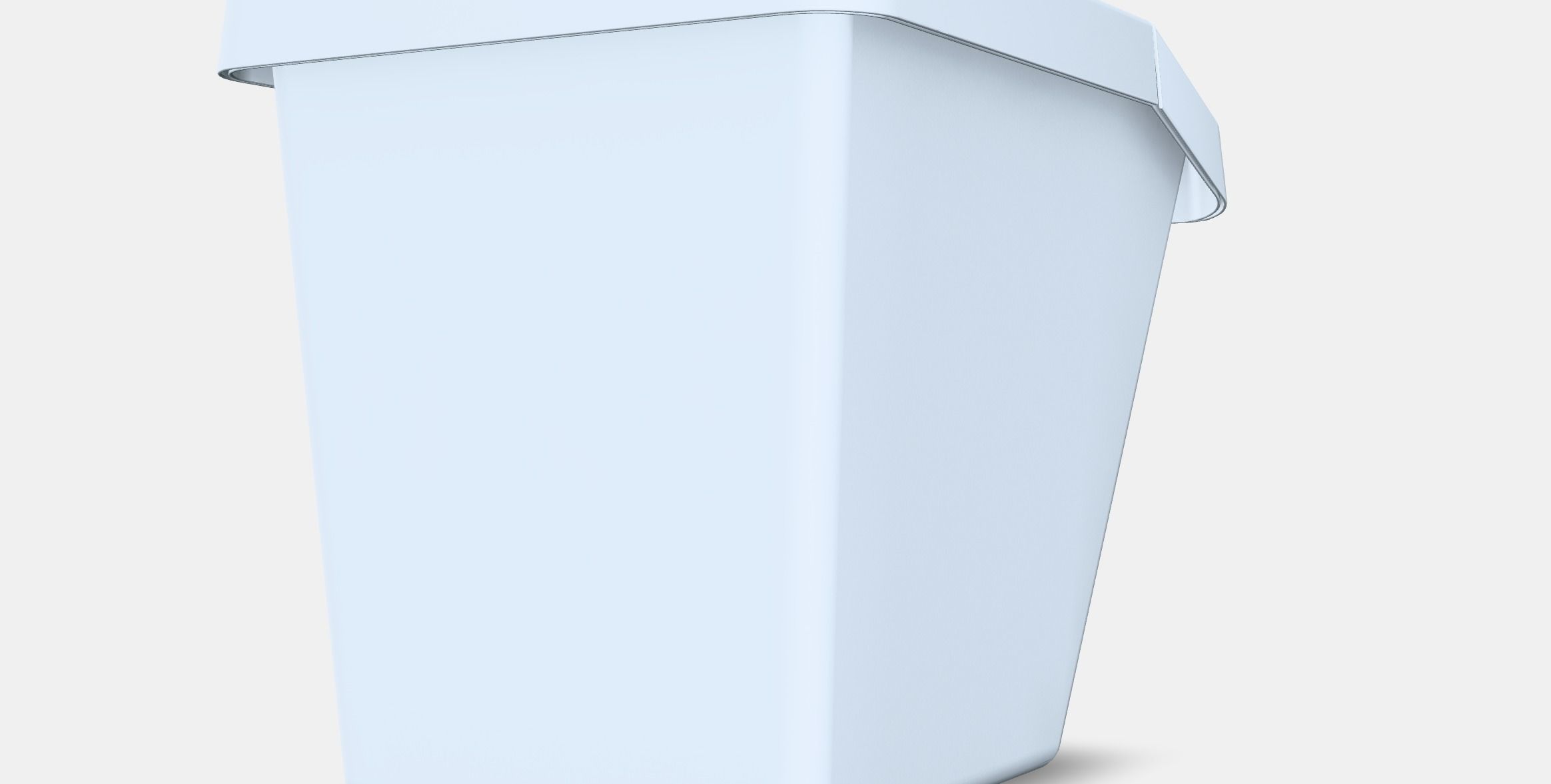 SORTERA waste garbage can with lid 1 Low-poly 3D model_6