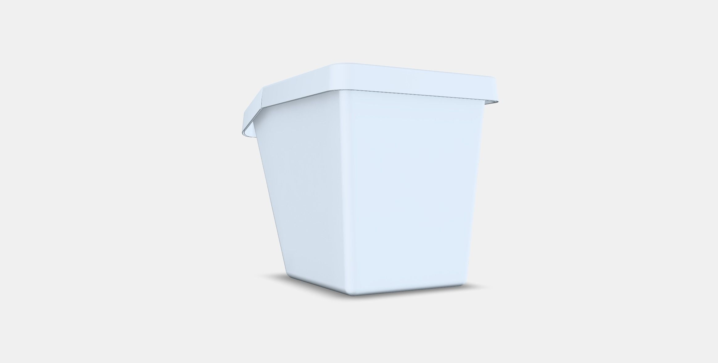 SORTERA waste garbage can with lid 1 Low-poly 3D model_16