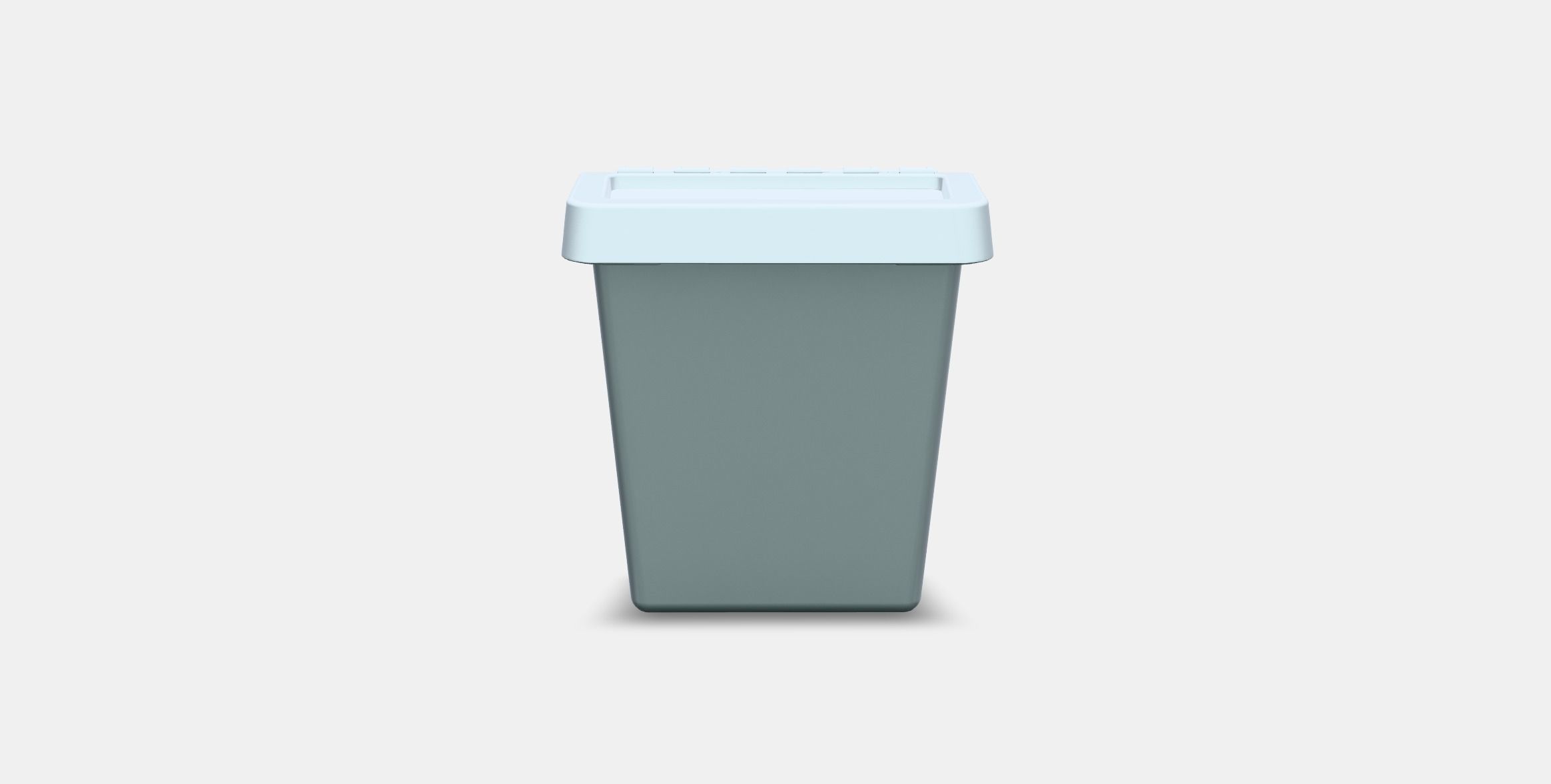 SORTERA waste garbage can with lid 1 Low-poly 3D model_10