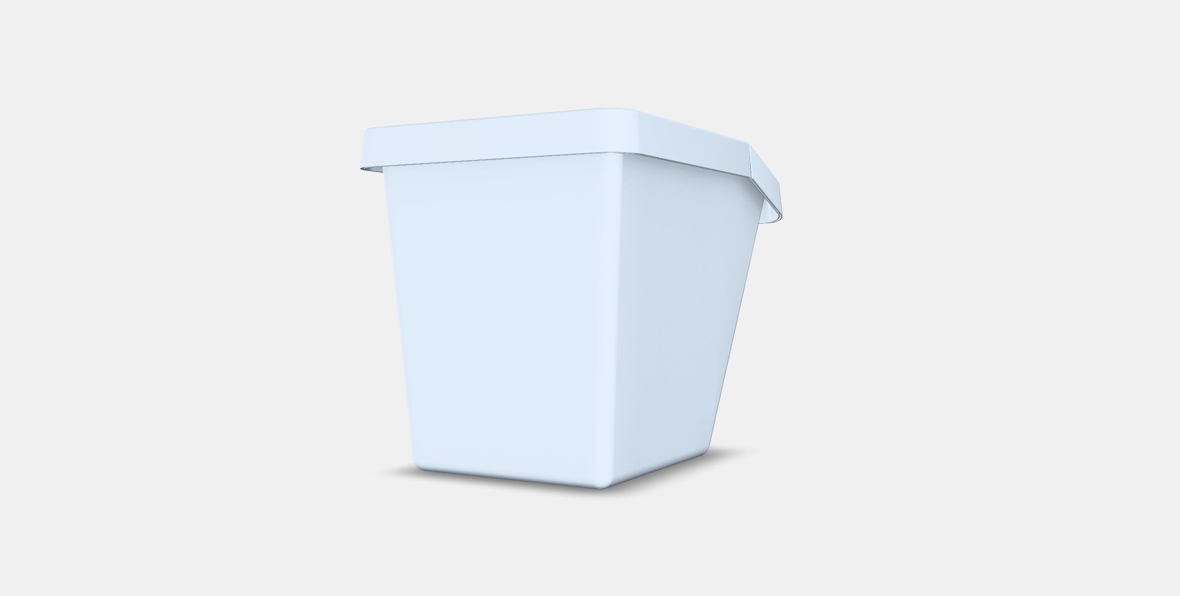 SORTERA waste garbage can with lid 1 Low-poly 3D model_5