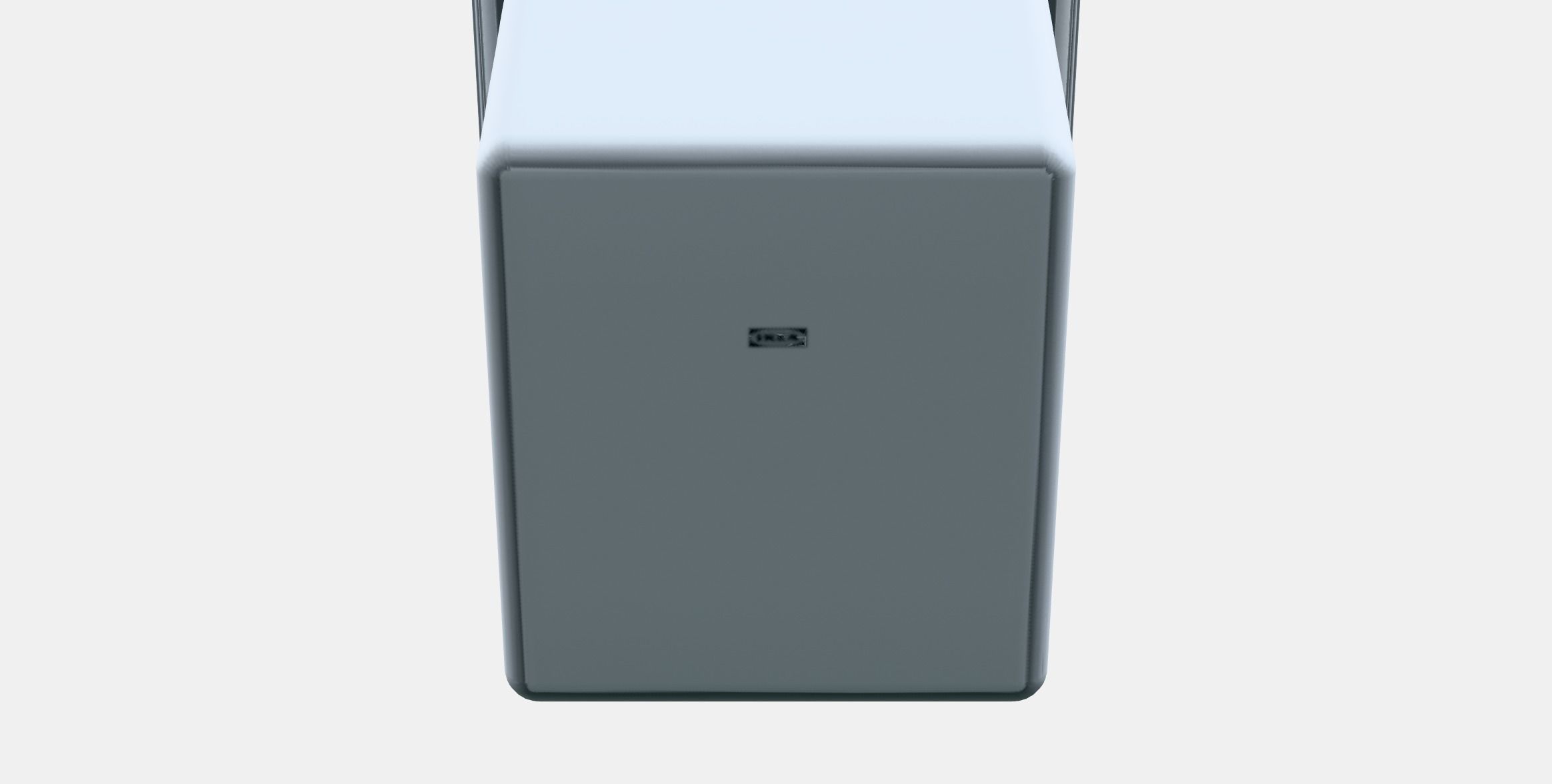 SORTERA waste garbage can with lid 1 Low-poly 3D model_8