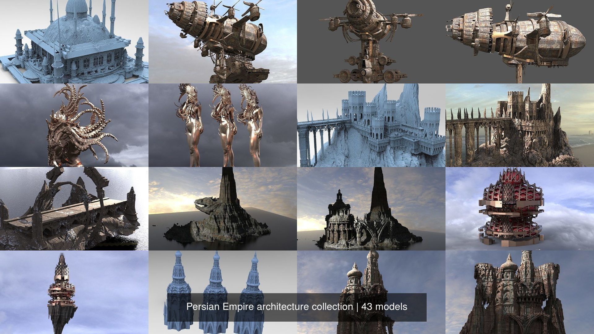 Persian Empire architecture collection _2