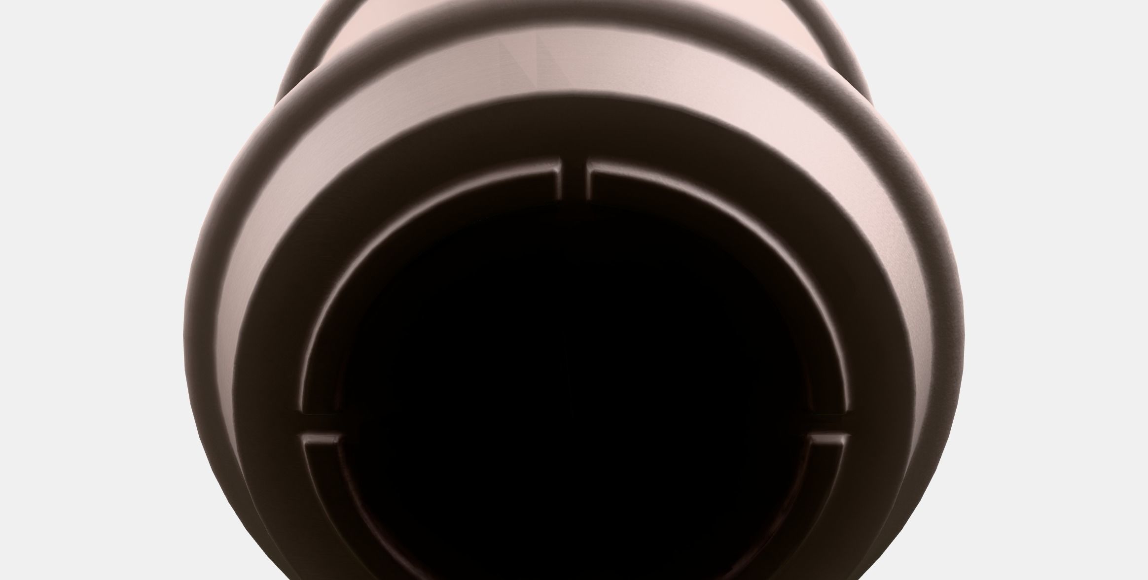 MUSKOTBLOMMA flower pot with saucer Low-poly 3D model_7