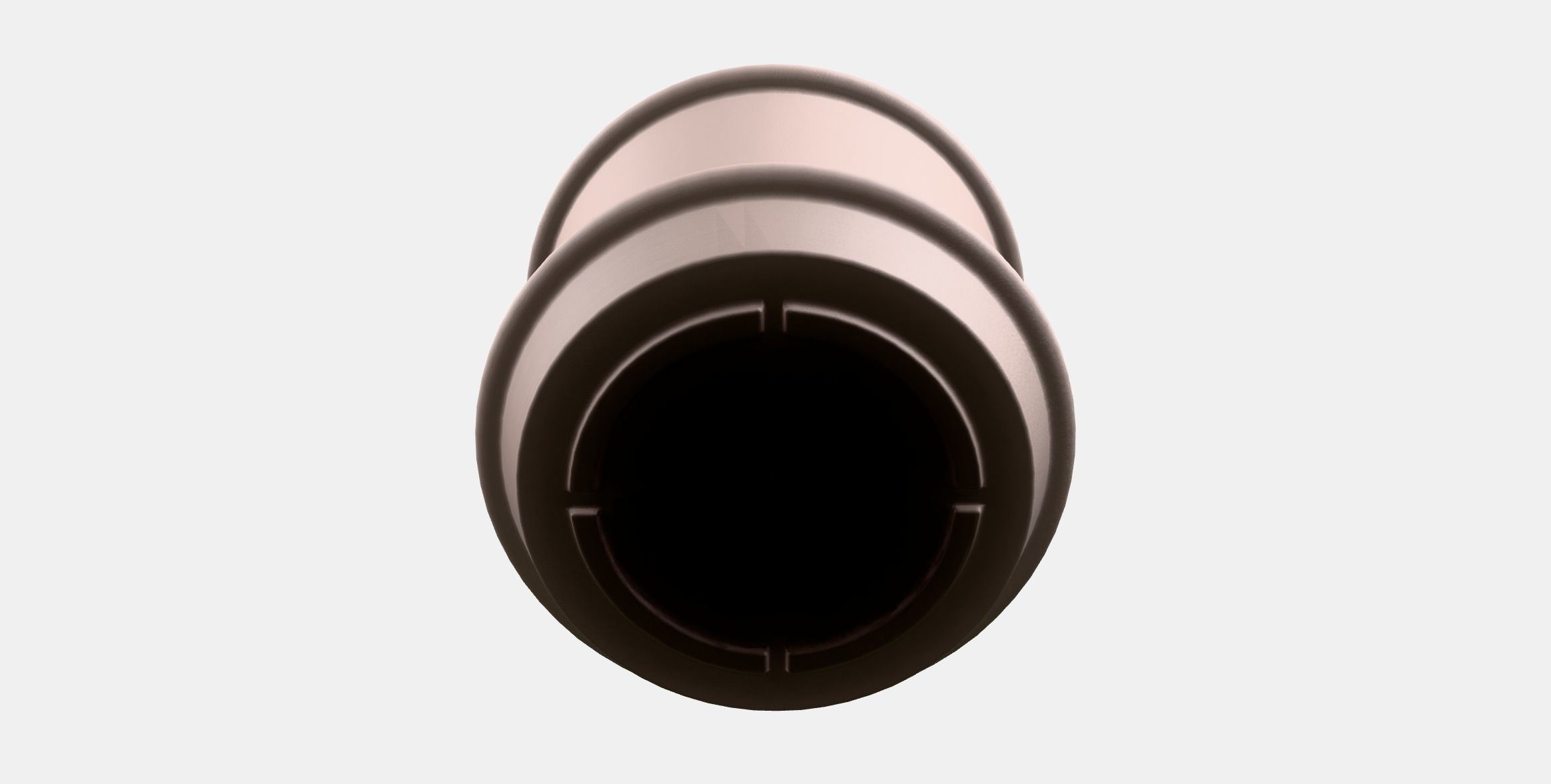 MUSKOTBLOMMA flower pot with saucer Low-poly 3D model_6