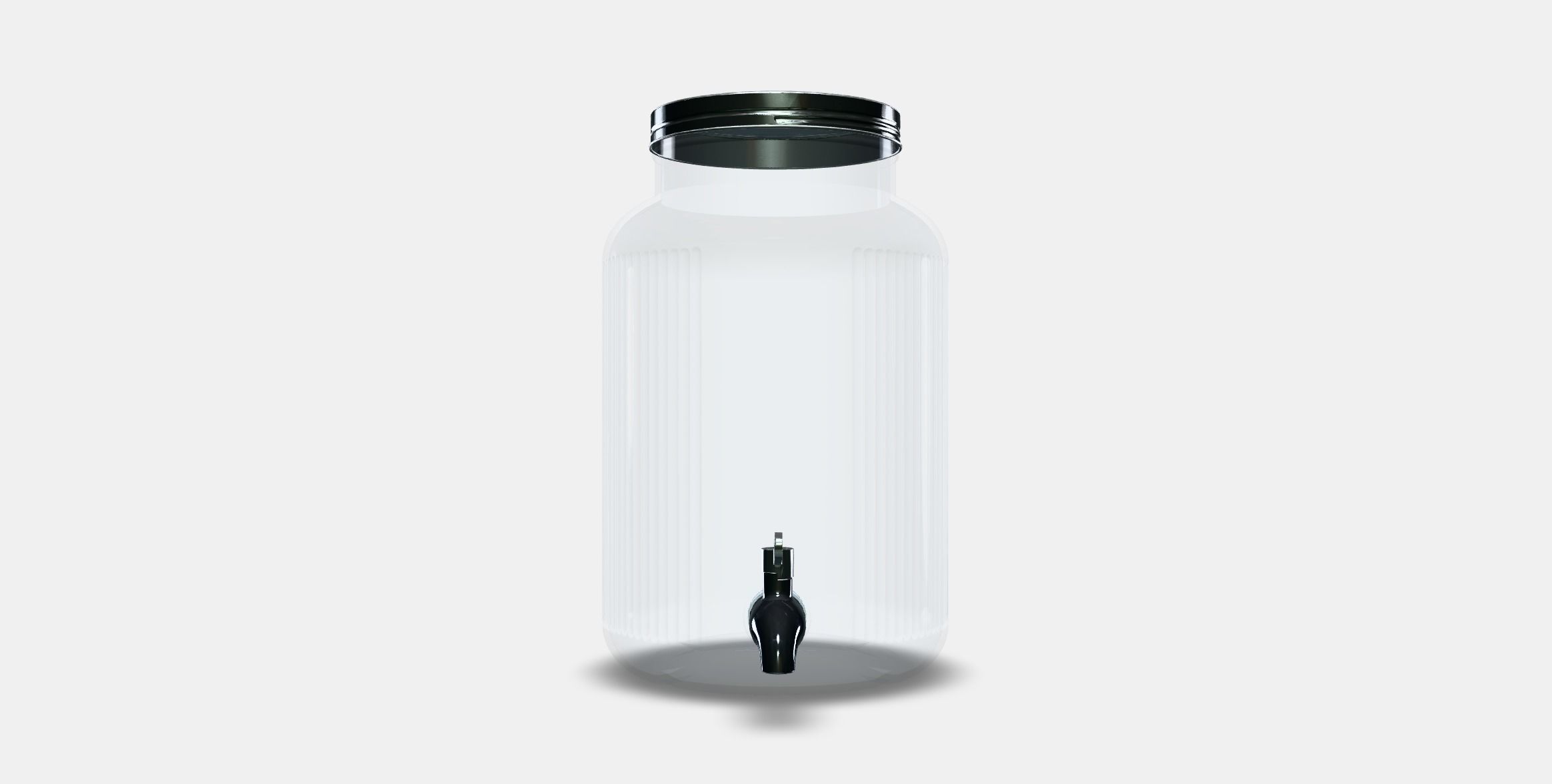 VARDAGEN container with tap Low-poly 3D model_9