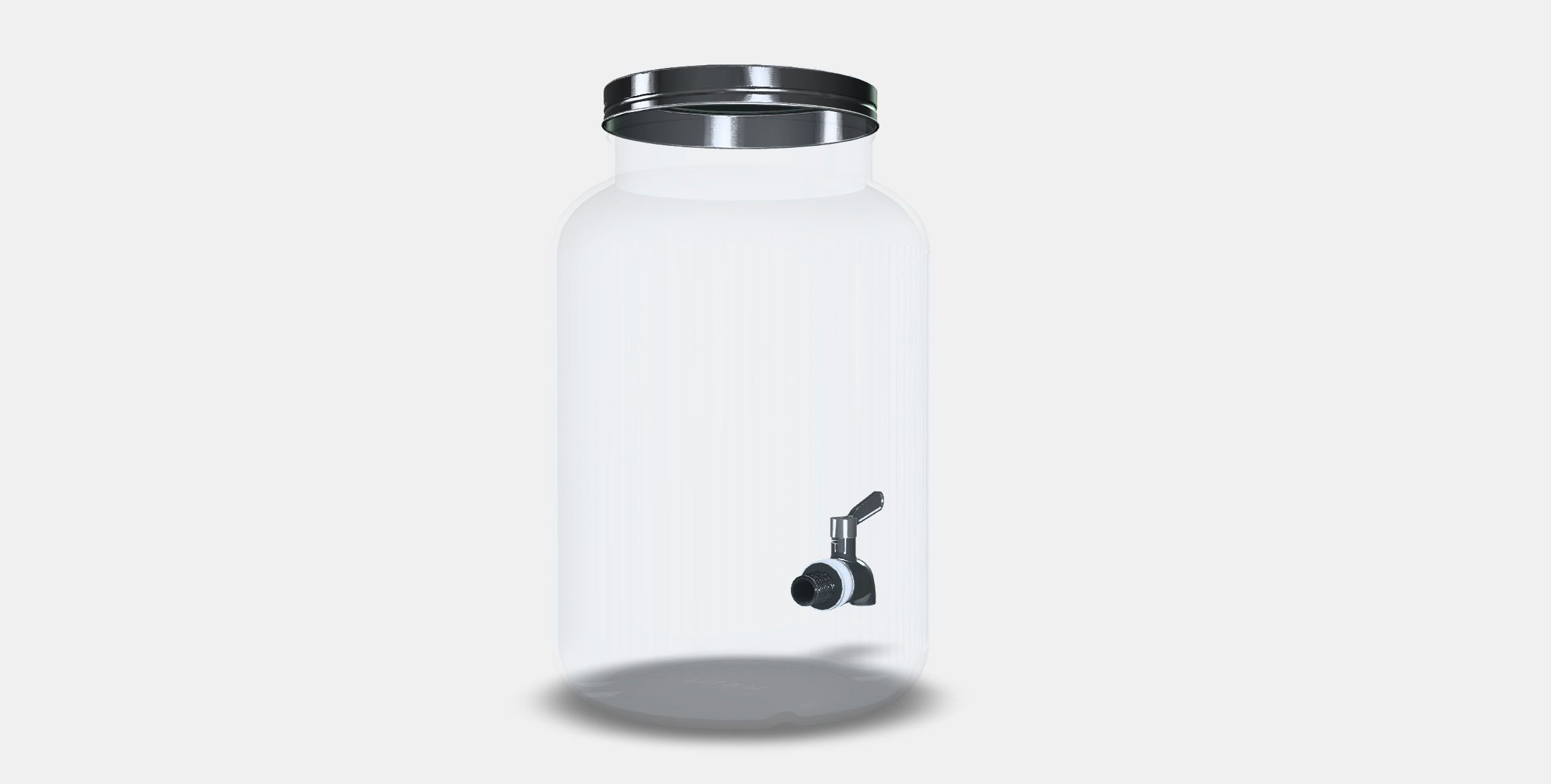 VARDAGEN container with tap Low-poly 3D model_5