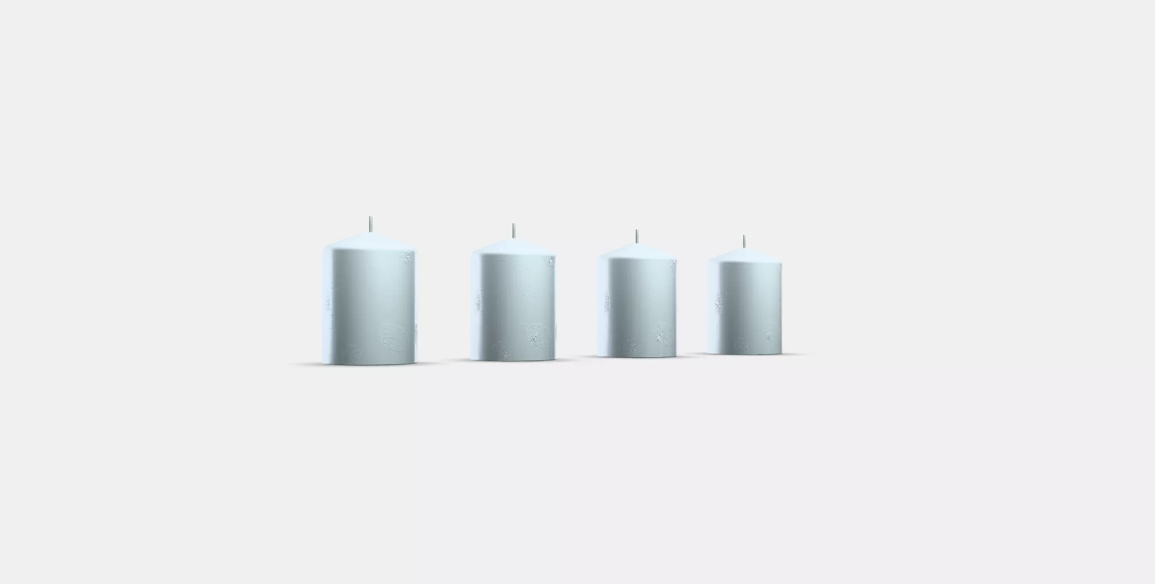 HEMSJO block candle fragrance neutral 3D model