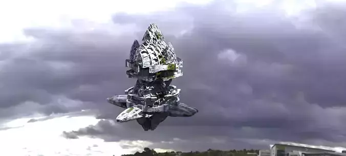 Wind Clean energy Drone Tower 2