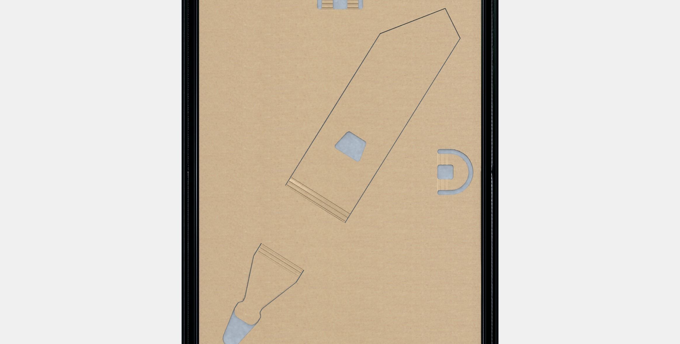 YLLEVAD picture frame Low-poly 3D model_15