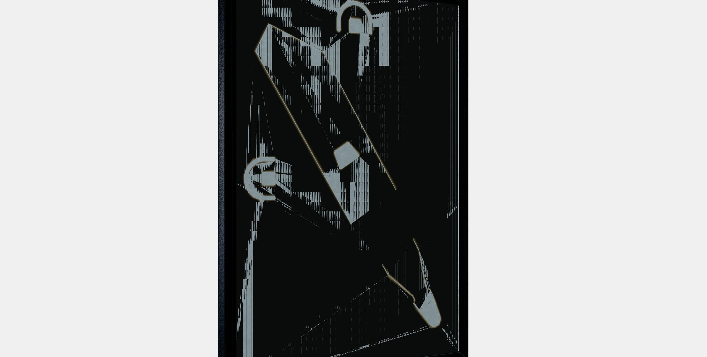 YLLEVAD picture frame Low-poly 3D model_7