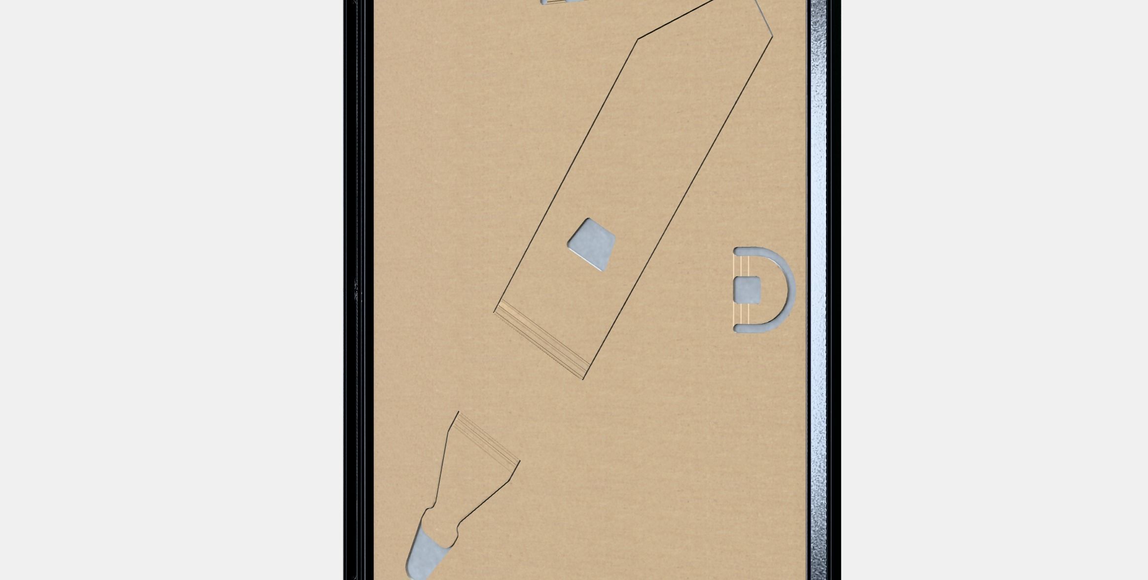 YLLEVAD picture frame Low-poly 3D model_10