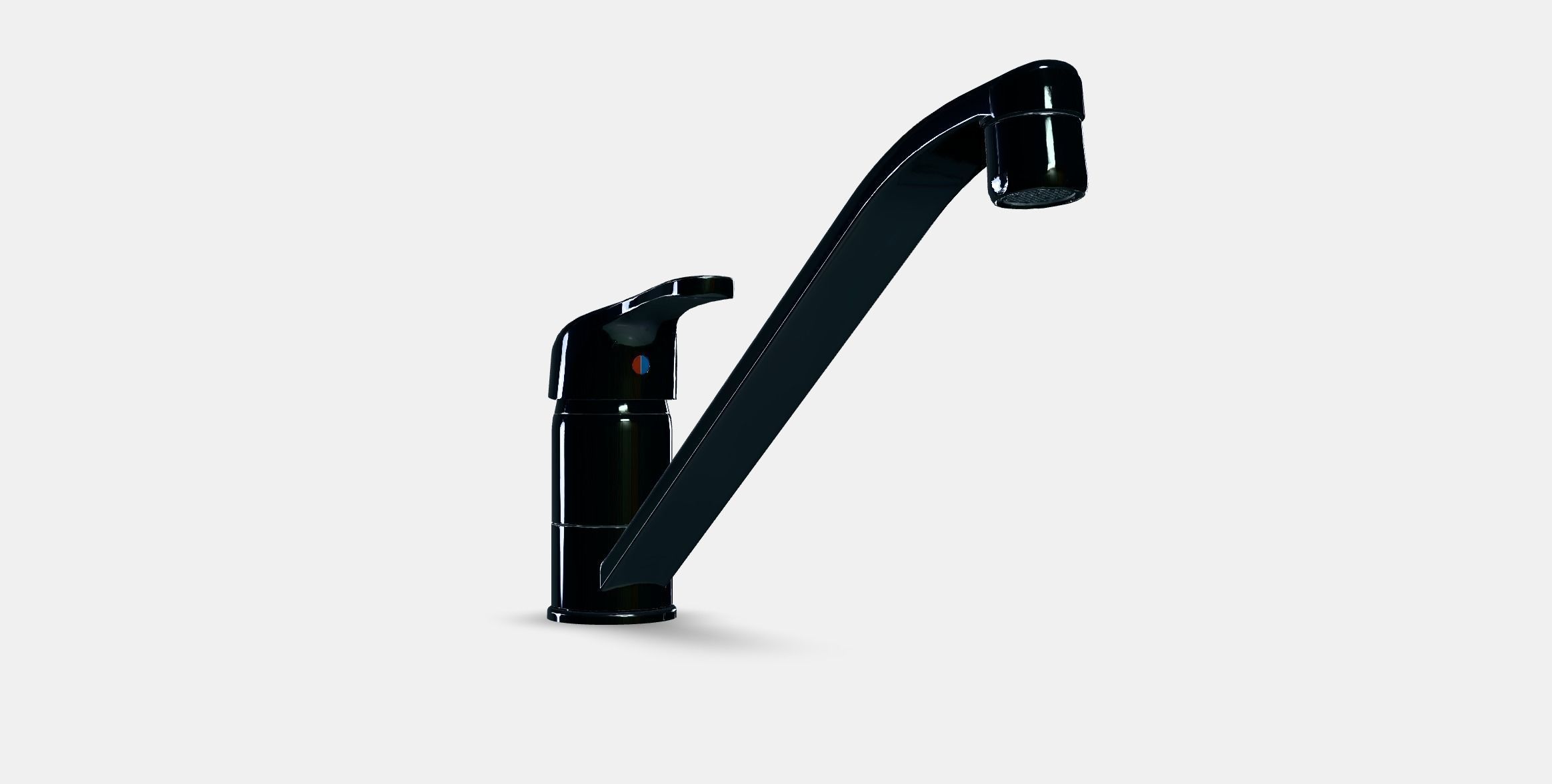 LAGAN singlelever mixer tap kitchen Low-poly 3D model_9