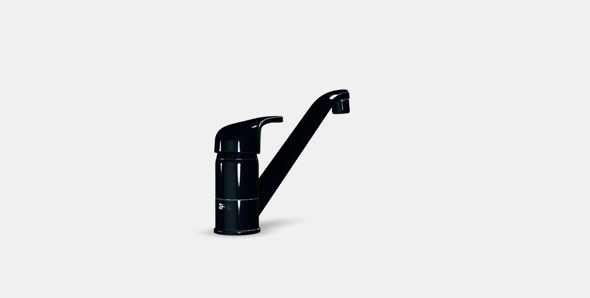 LAGAN singlelever mixer tap kitchen Low-poly 3D model_5