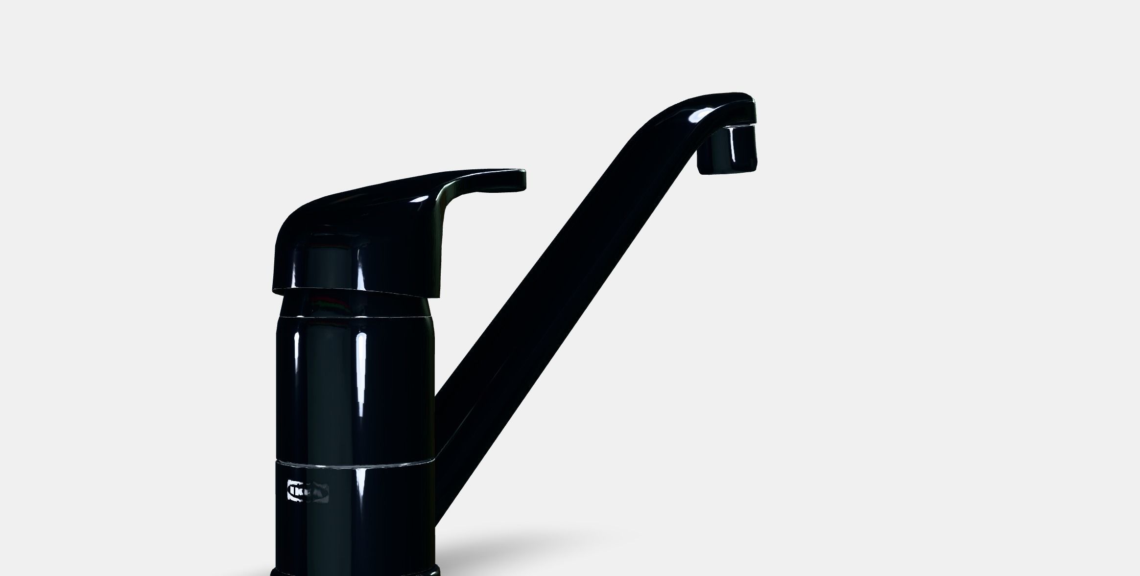 LAGAN singlelever mixer tap kitchen Low-poly 3D model_7