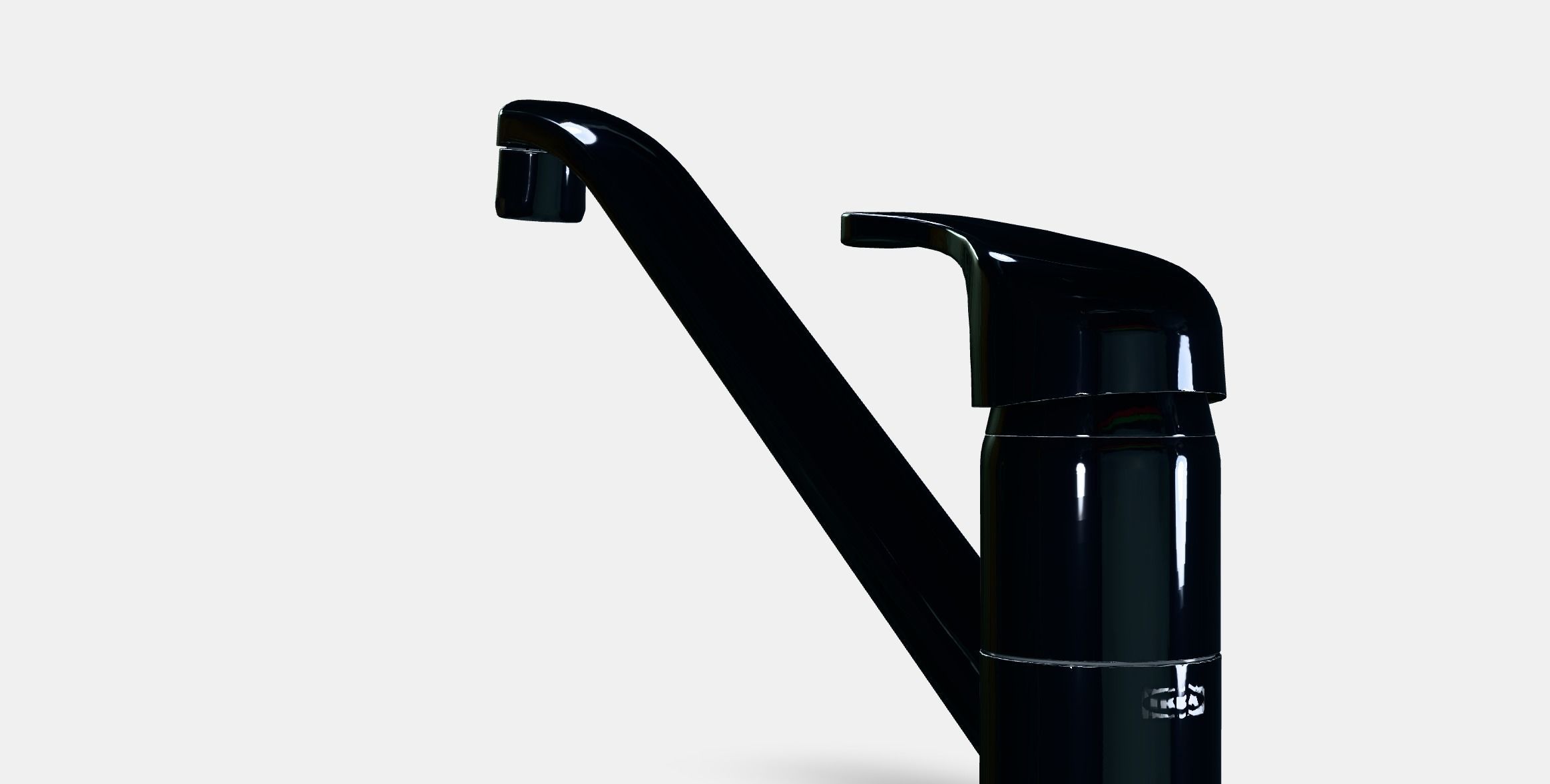 LAGAN singlelever mixer tap kitchen Low-poly 3D model_2