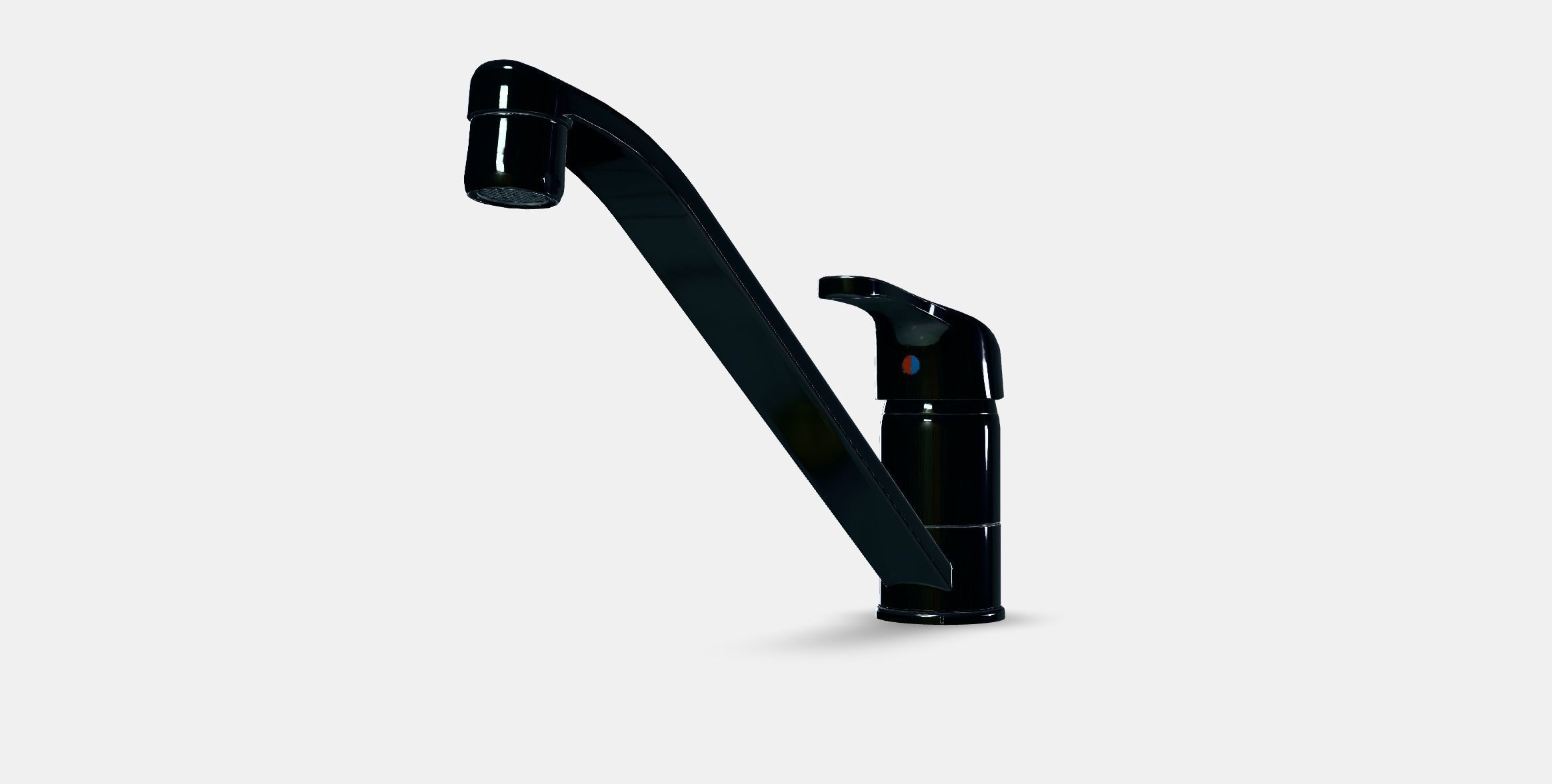 LAGAN singlelever mixer tap kitchen Low-poly 3D model_13