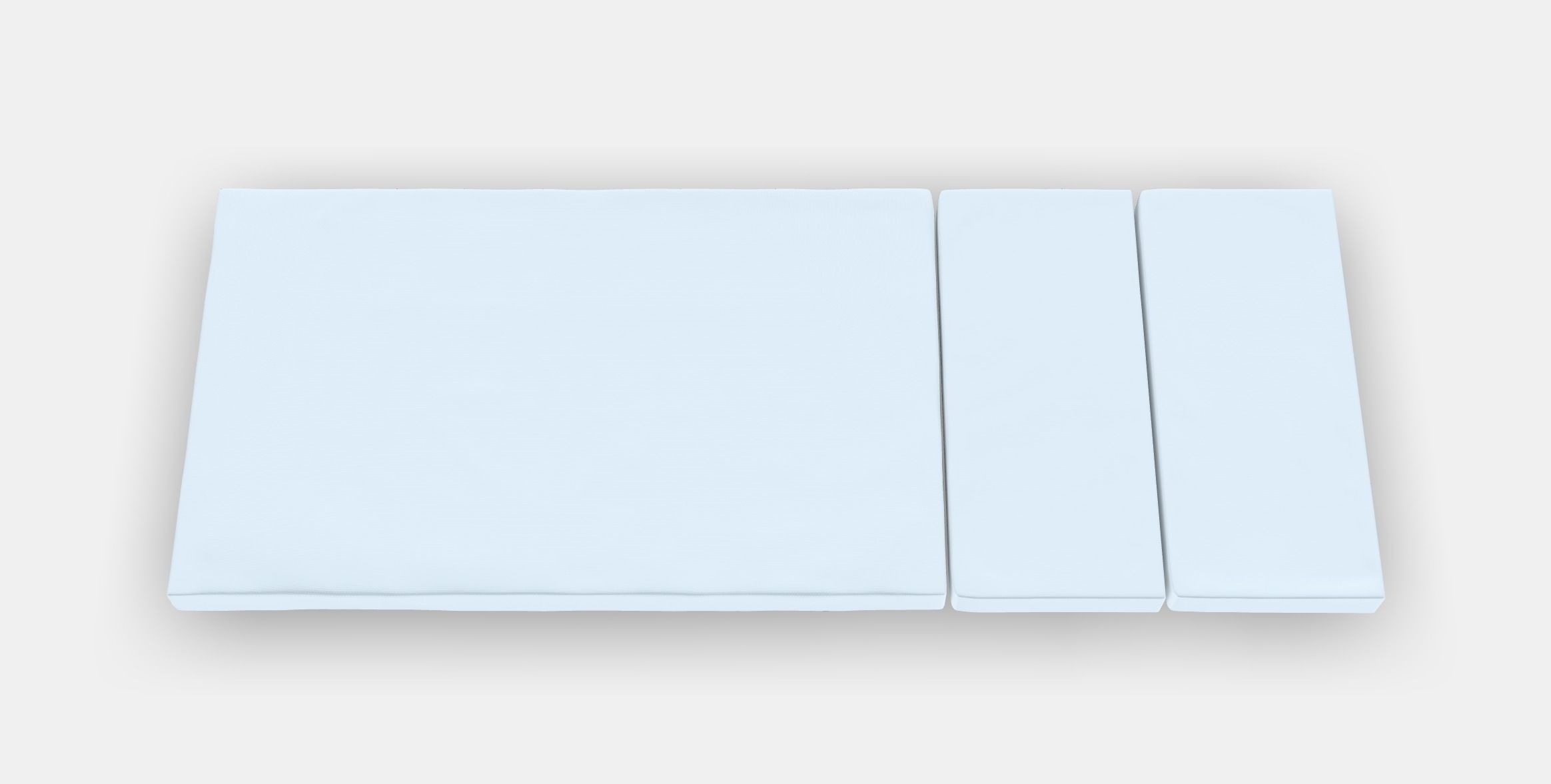 PLUTTEN Foam mattress for bed frame Low-poly 3D model_6