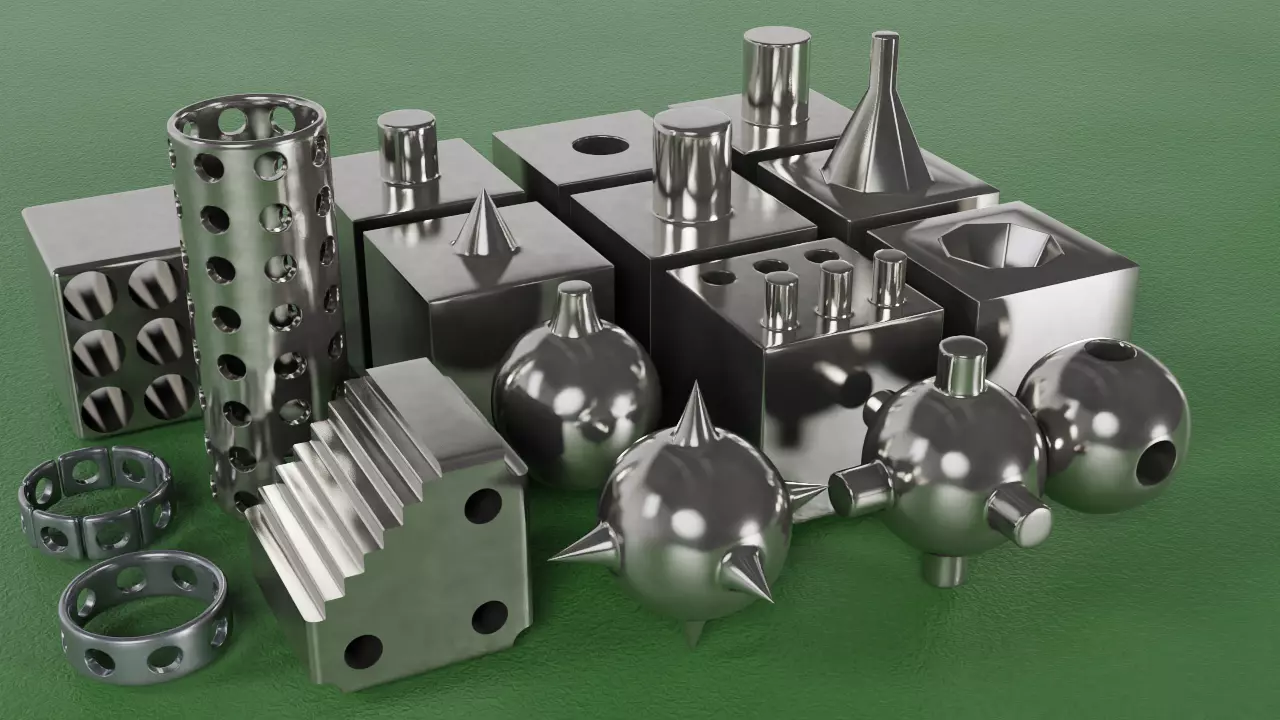 Male and female hard surface shapes 3d 2024 3D model_0