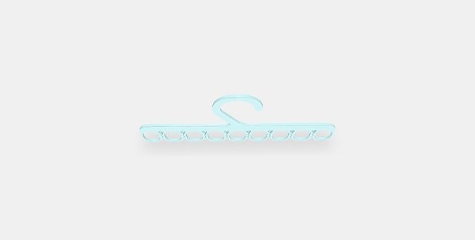 SLIBB hanger with 8 eyelets 1 3D model