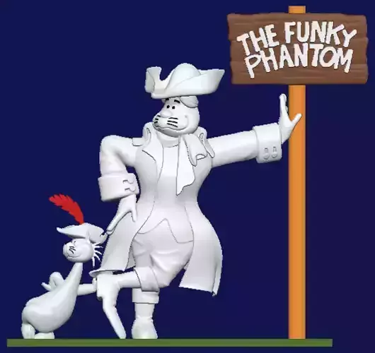 The Funky Phantom 3D print model