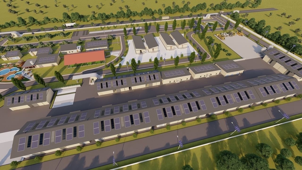 Industrial Factory-Factory building 3D model_12