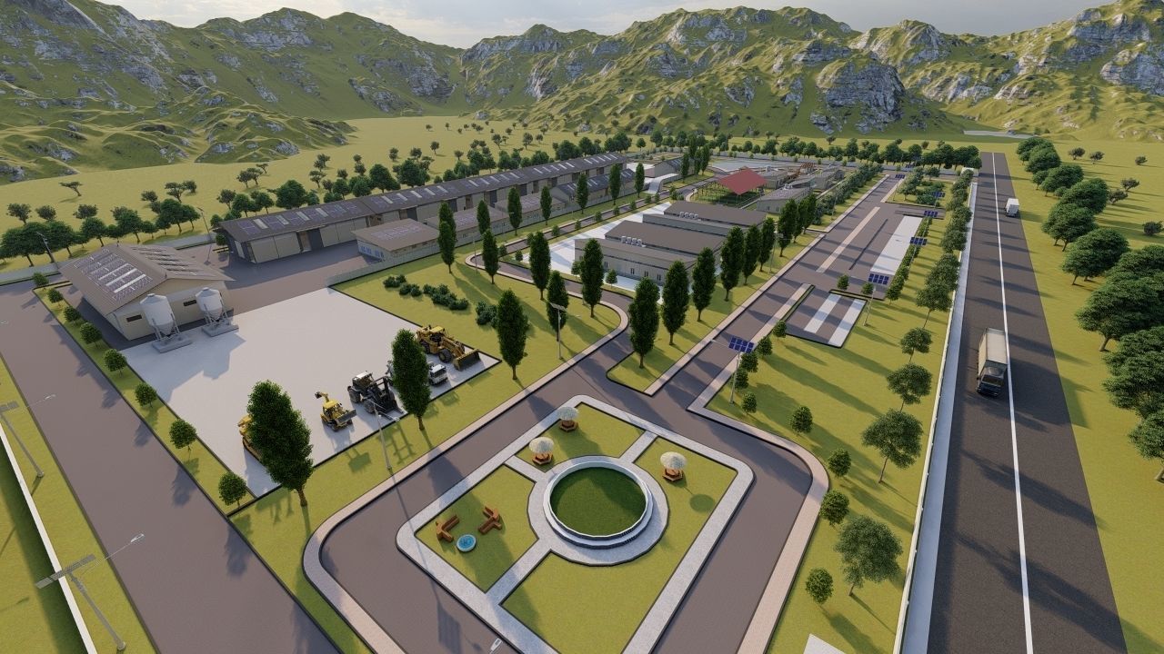 Industrial Factory-Factory building 3D model_2