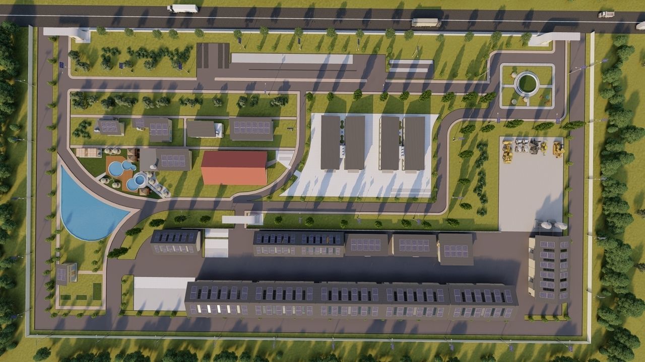 Industrial Factory-Factory building 3D model_10