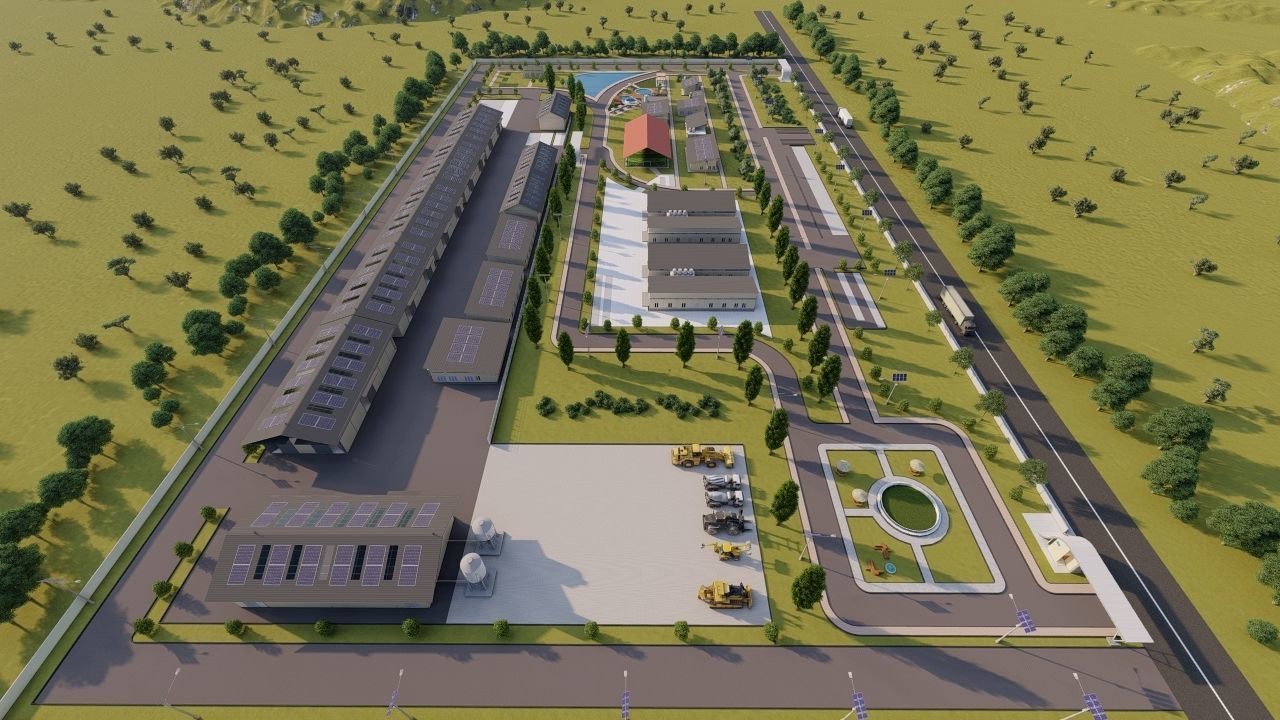 Industrial Factory-Factory building 3D model_8