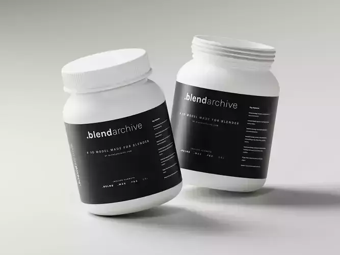 Cosmetic or Medicine Bottle 3D Model