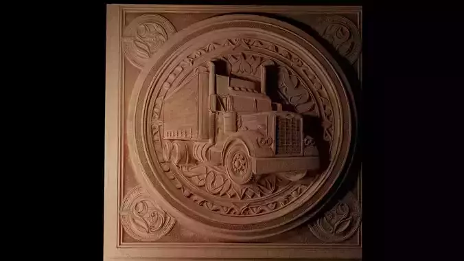 truck CNC 3d Print High Relief Sand Casting