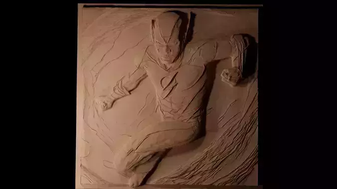 The Flash CNC 3d Print High Relief Sand Casting