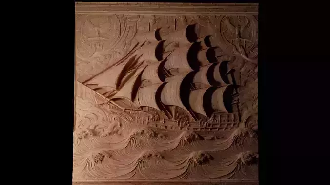 ship CNC 3d Print High Relief Sand Casting