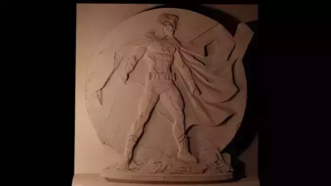 Robin CNC 3d Print High Relief Sand Casting 3D print model
