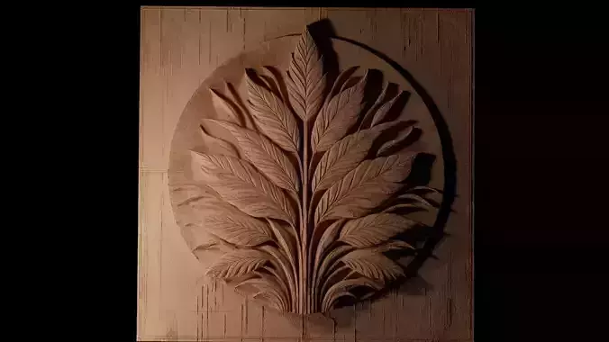 plant CNC 3d Print High Relief Sand Casting