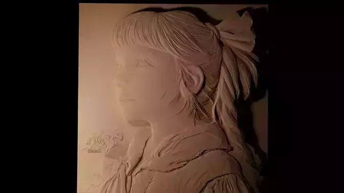 Matilda CNC 3d Print High Relief Sand Casting