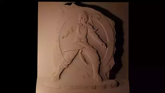 Korra CNC 3d Print High Relief Sand Casting