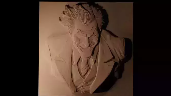 Joker CNC 3d Print High Relief Sand Casting