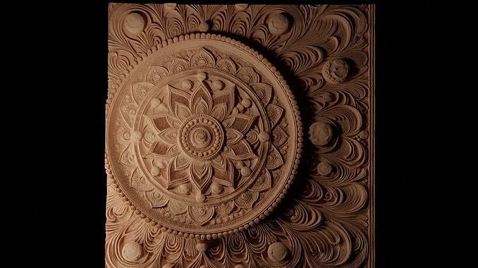 jewelry CNC 3d Print High Relief Sand Casting 3D print model