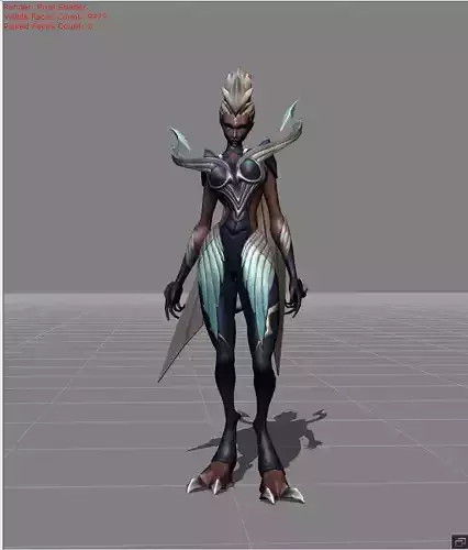 KARRIE Lost Star Low-poly 3D model